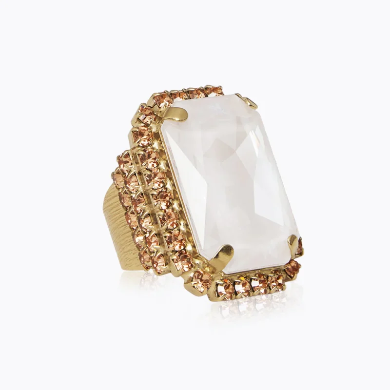 ALEXA RING GOLD ELECTRIC WHITE COMBO - Image 2