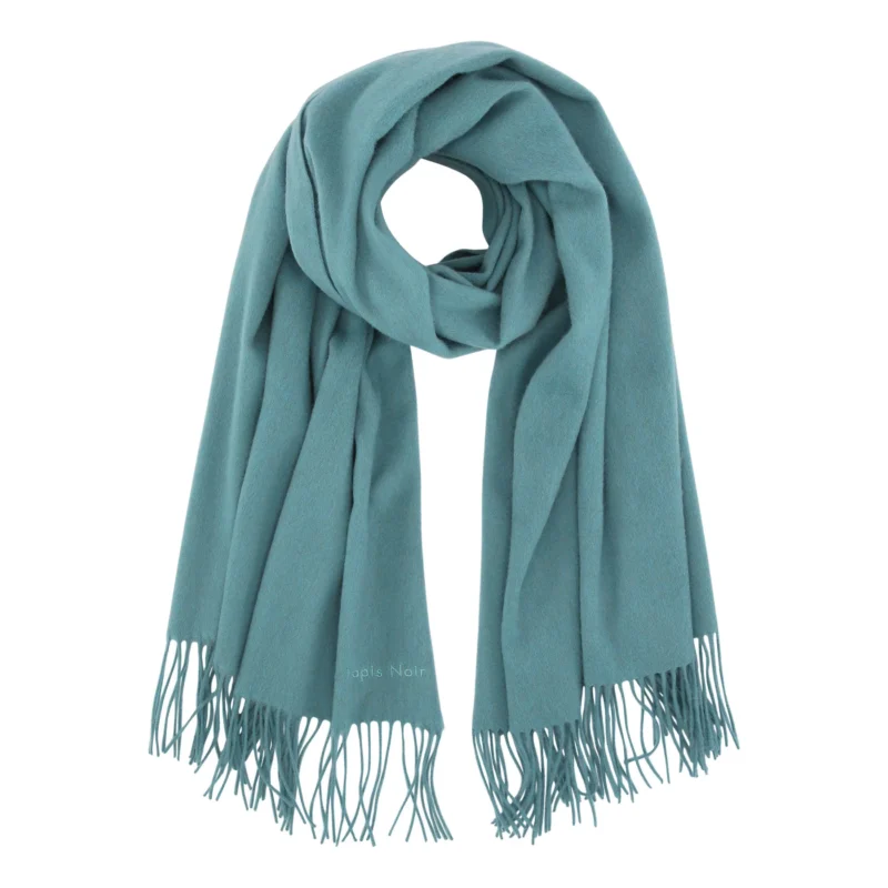 Wool Scarf light blue - Image 2