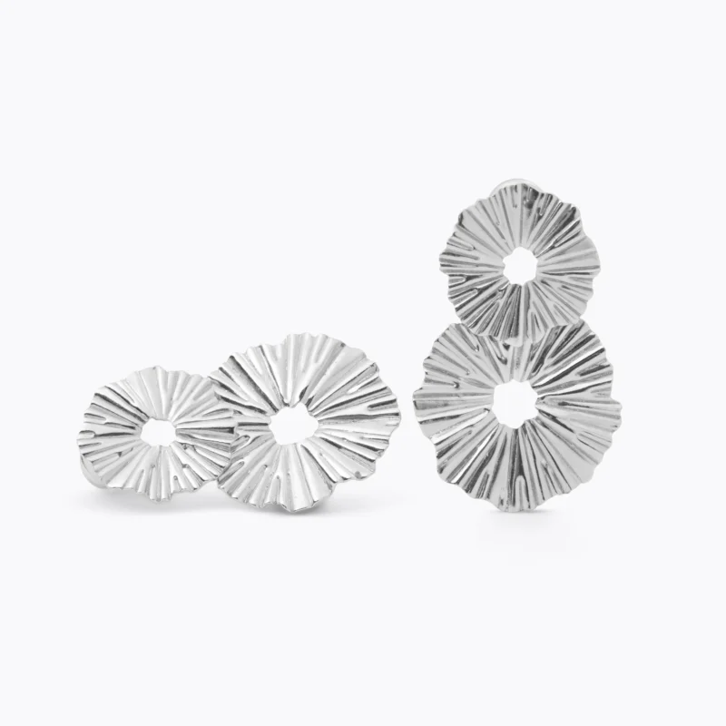 VASSIA EARRINGS RHODIUM RHODIUM - Image 3