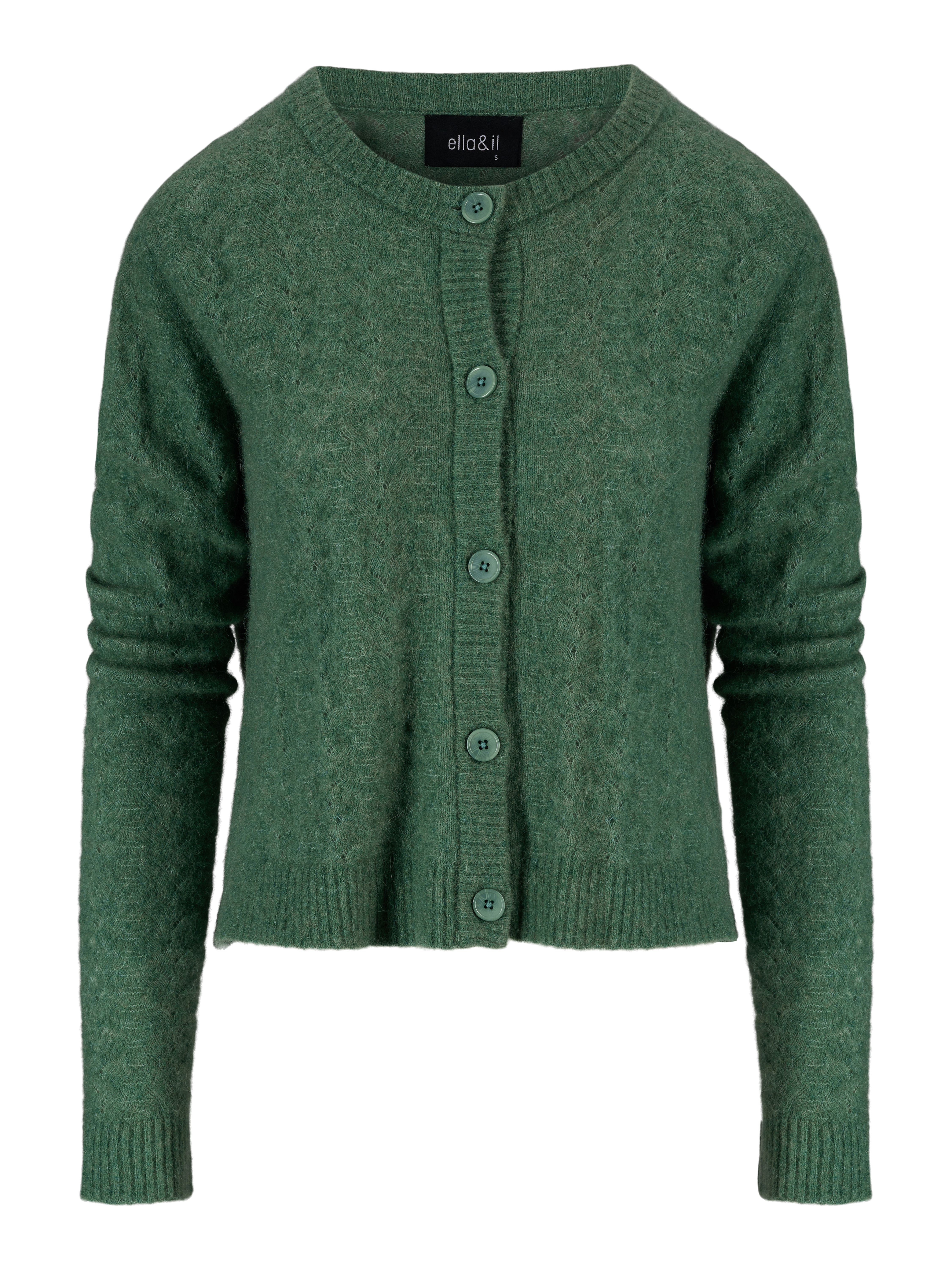 Eja Wool Cardigan Seagreen - Image 2