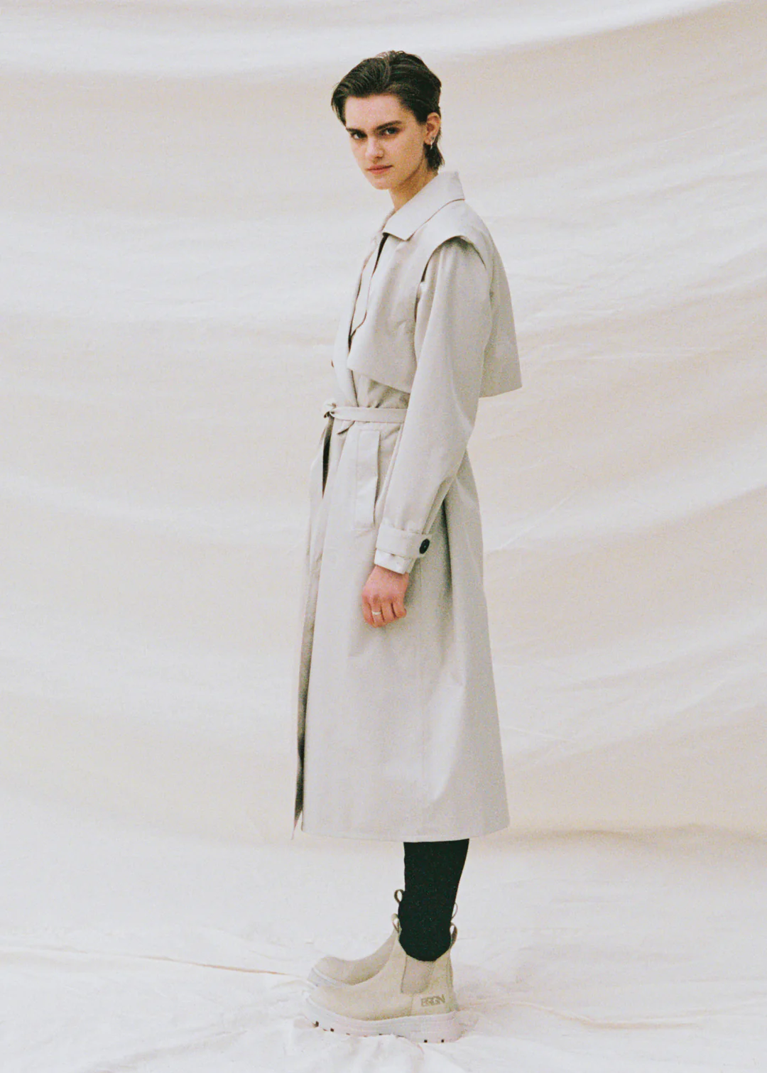 Regndråpe Trench Coat - Image 3