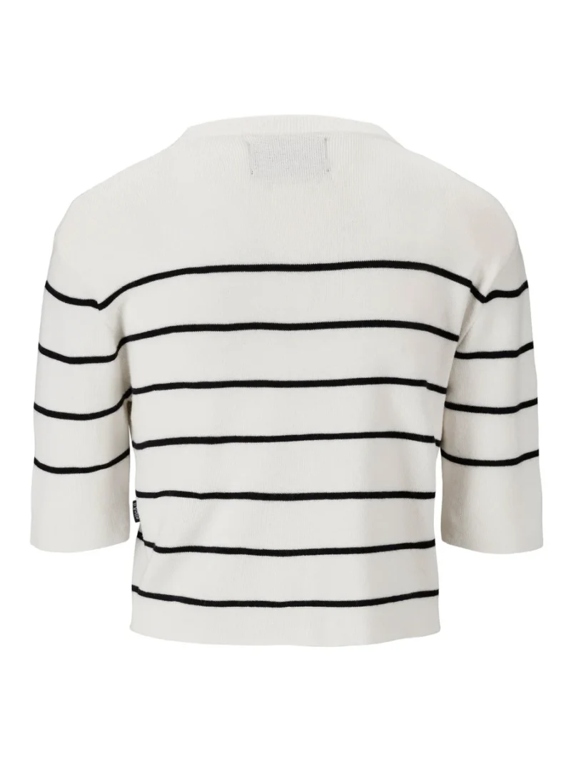 Una stripe merino tee White - Image 2