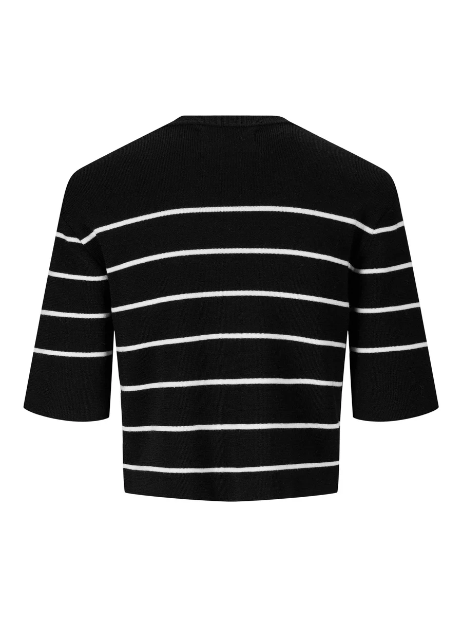 Una stripe merino tee Navy - Image 4