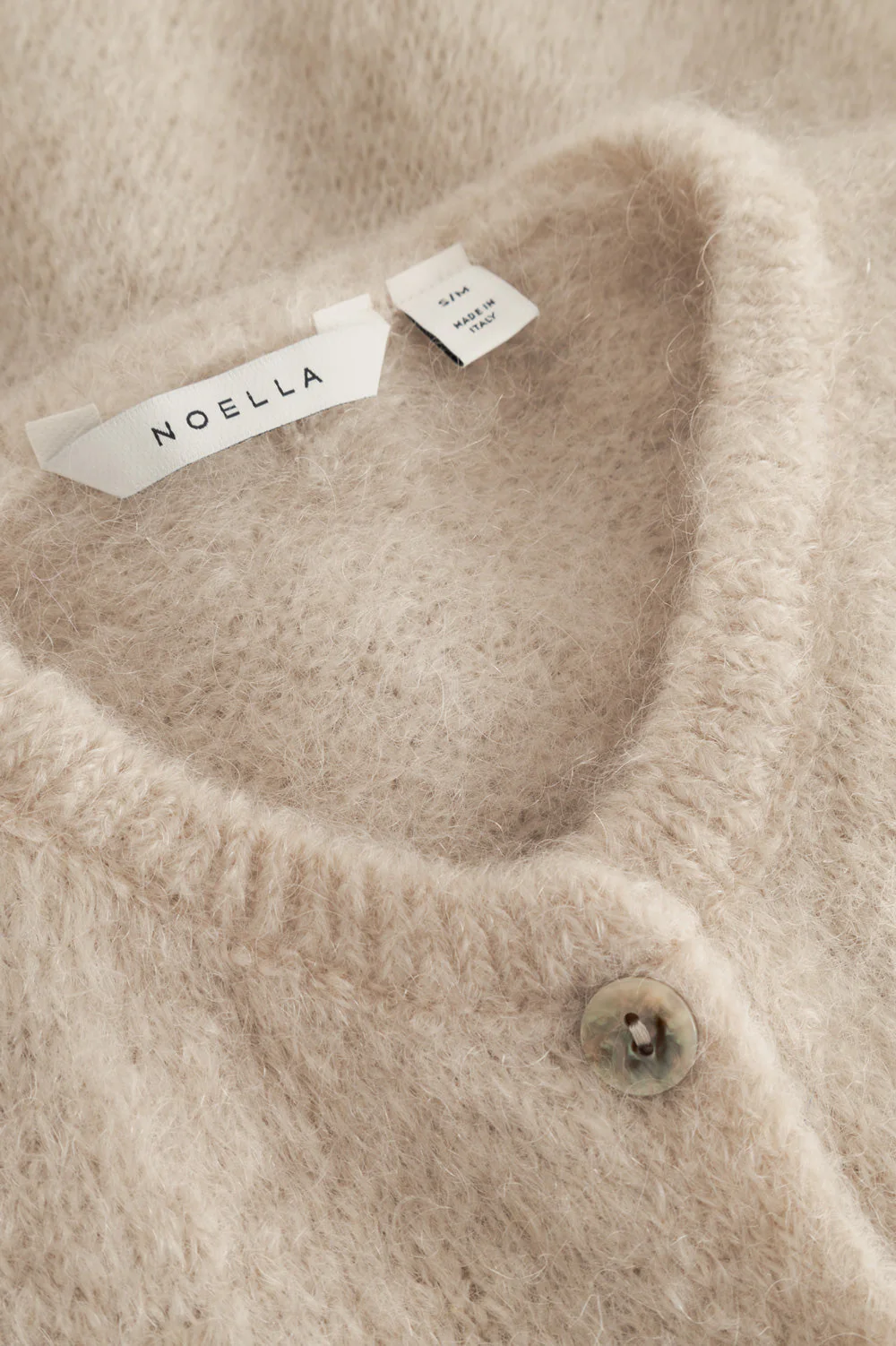 N-LORELL KNIT CARDIGAN BEIGE - Image 3