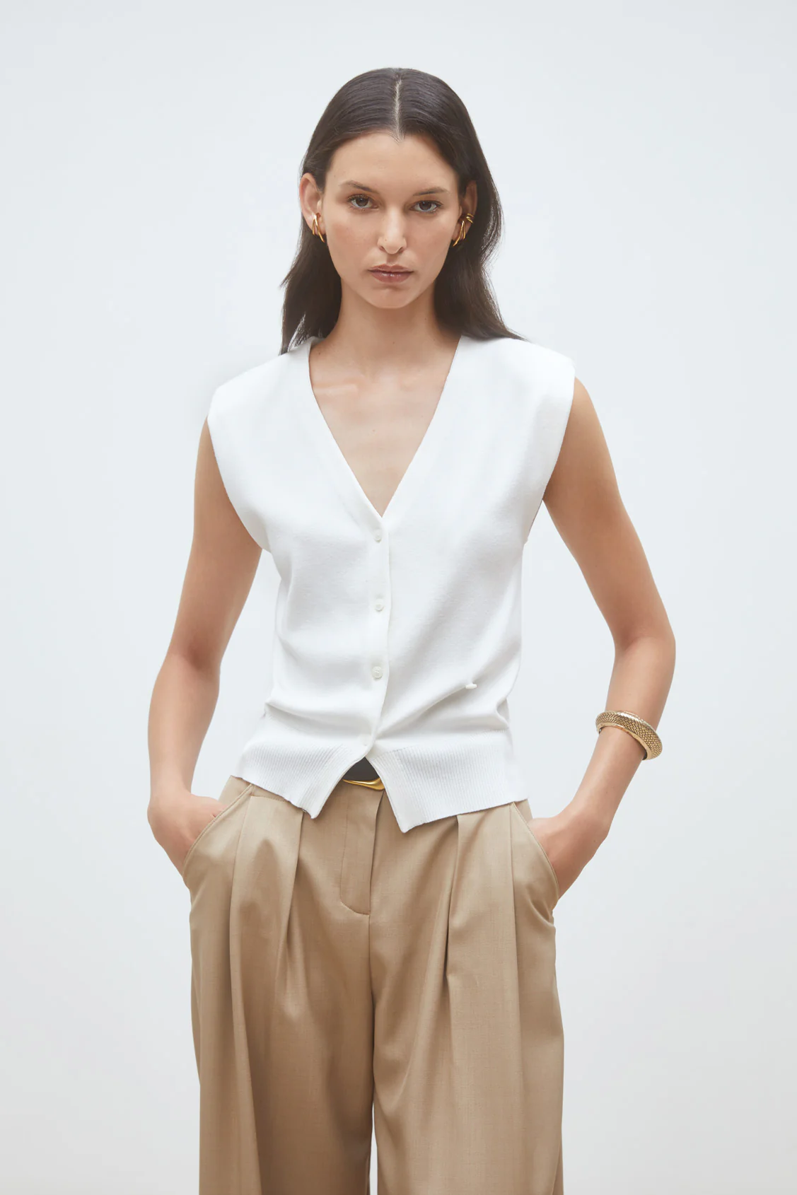 GILEM TOP BLANC CASSE - Image 2