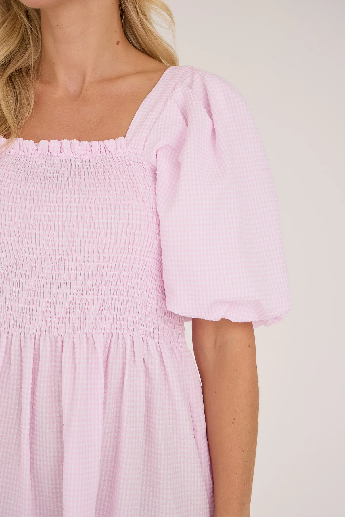 Cheri short dress Pale Rose - Image 2