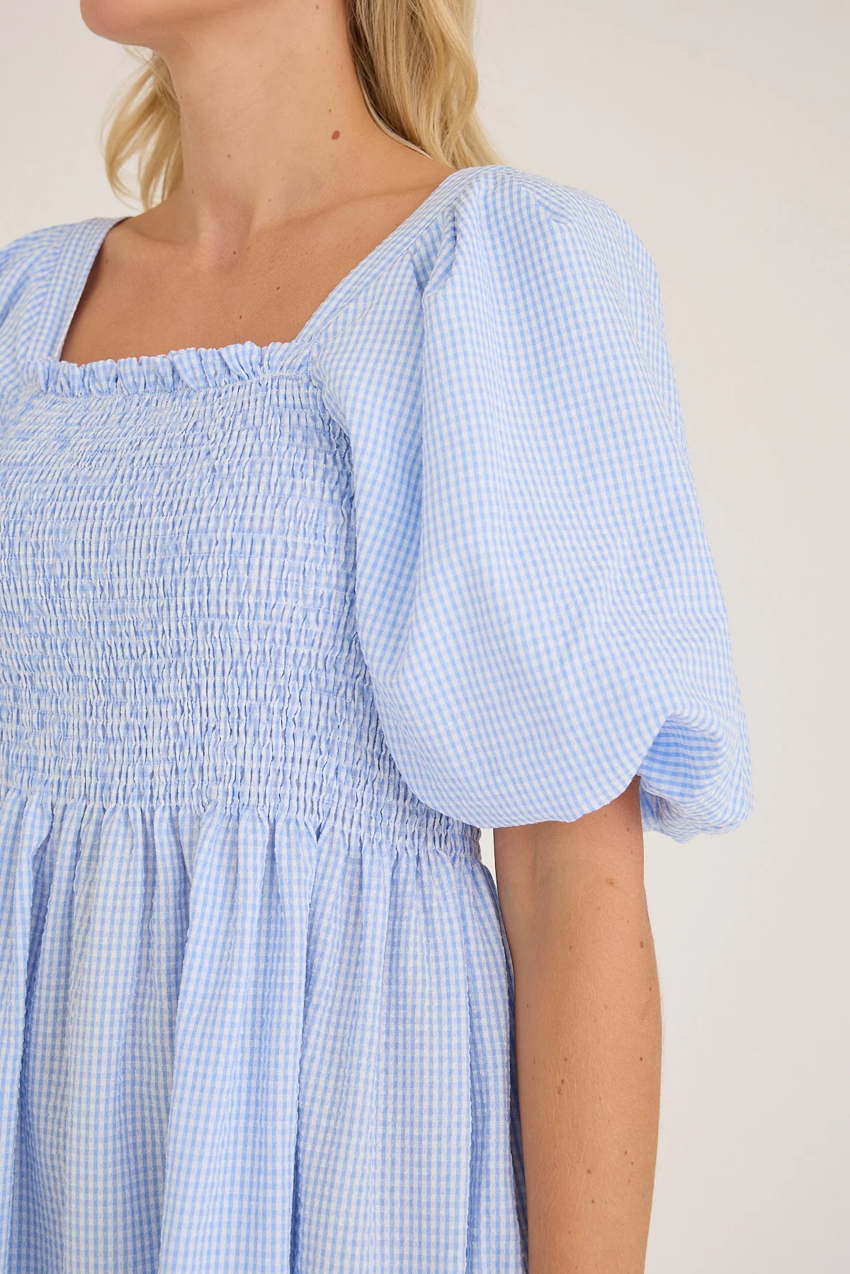 Cheri short dress Light blue - Image 2