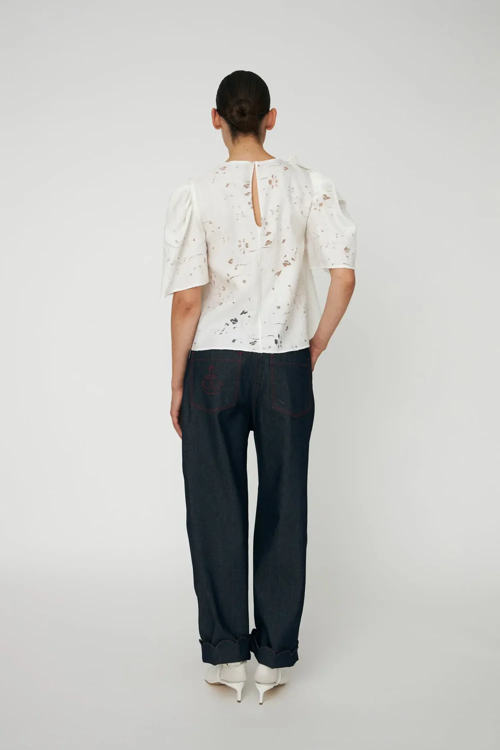 Festive Blouse with Bow - Image 2