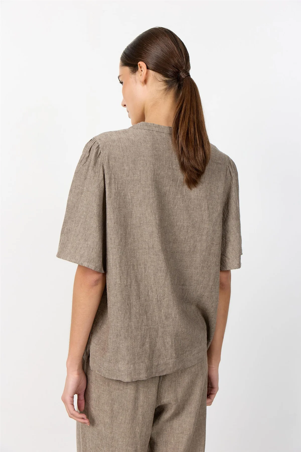 LR-NAJA 32 BLOUSE FALCON MELANGE - Image 3