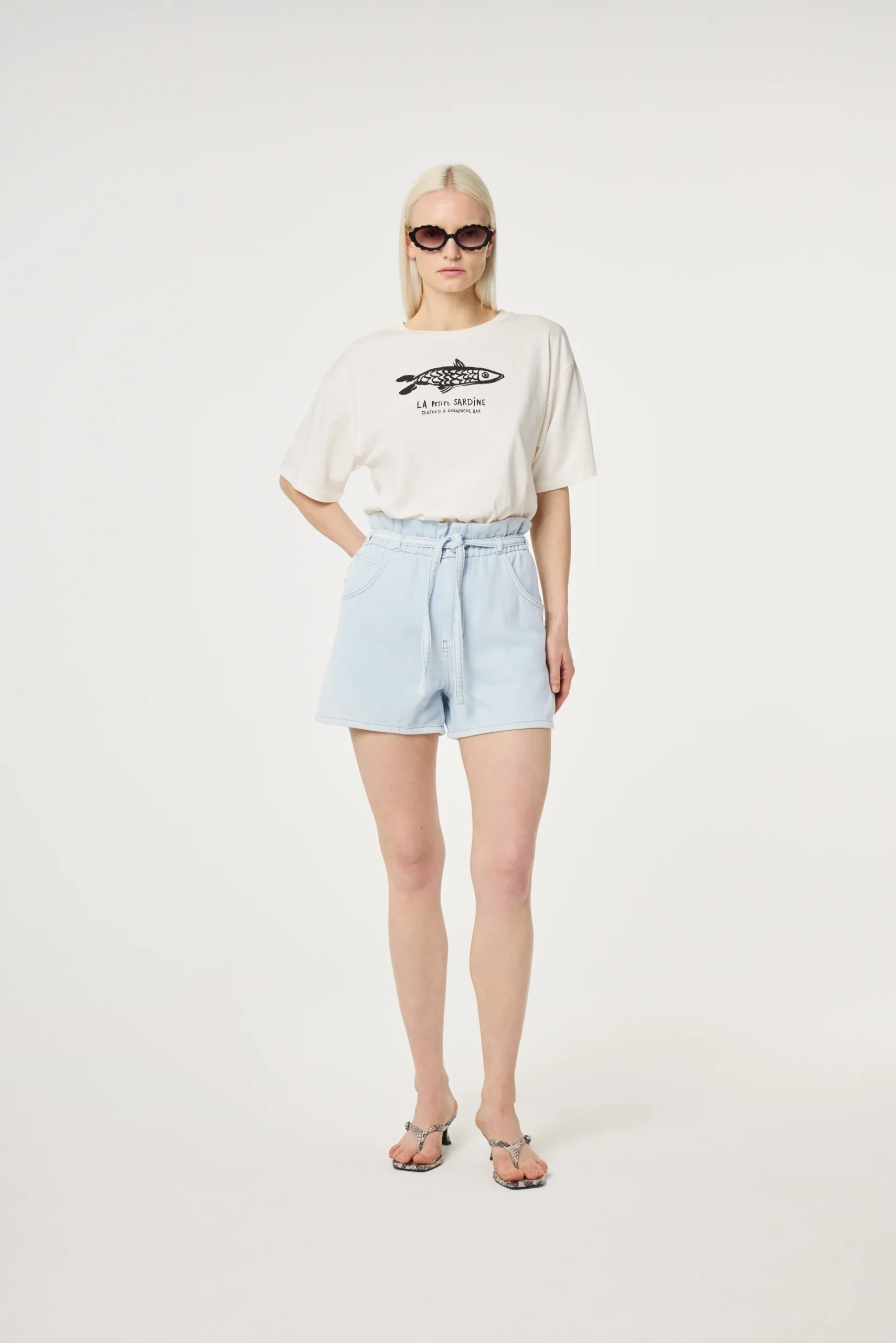 Fay T-shirt Cosy White/Black