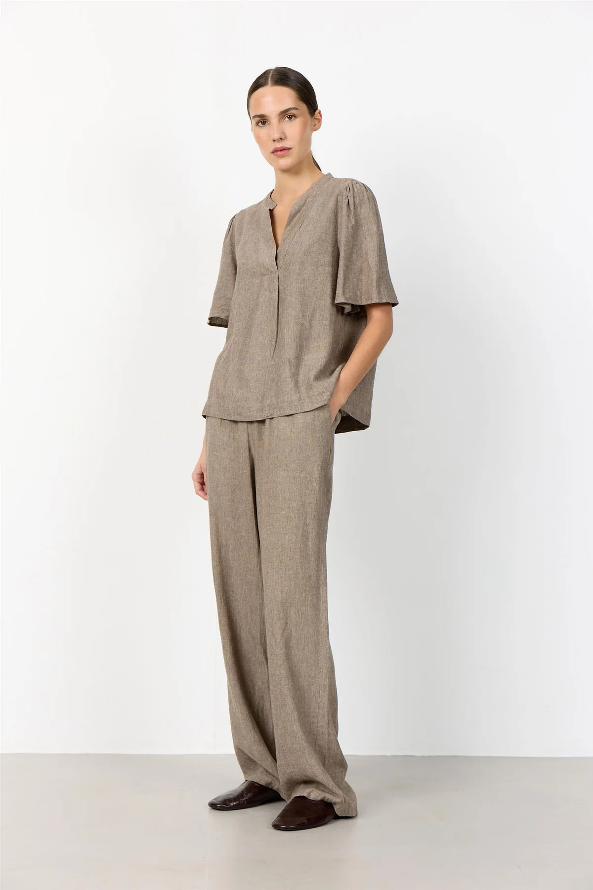LR-NAJA 32 BLOUSE FALCON MELANGE