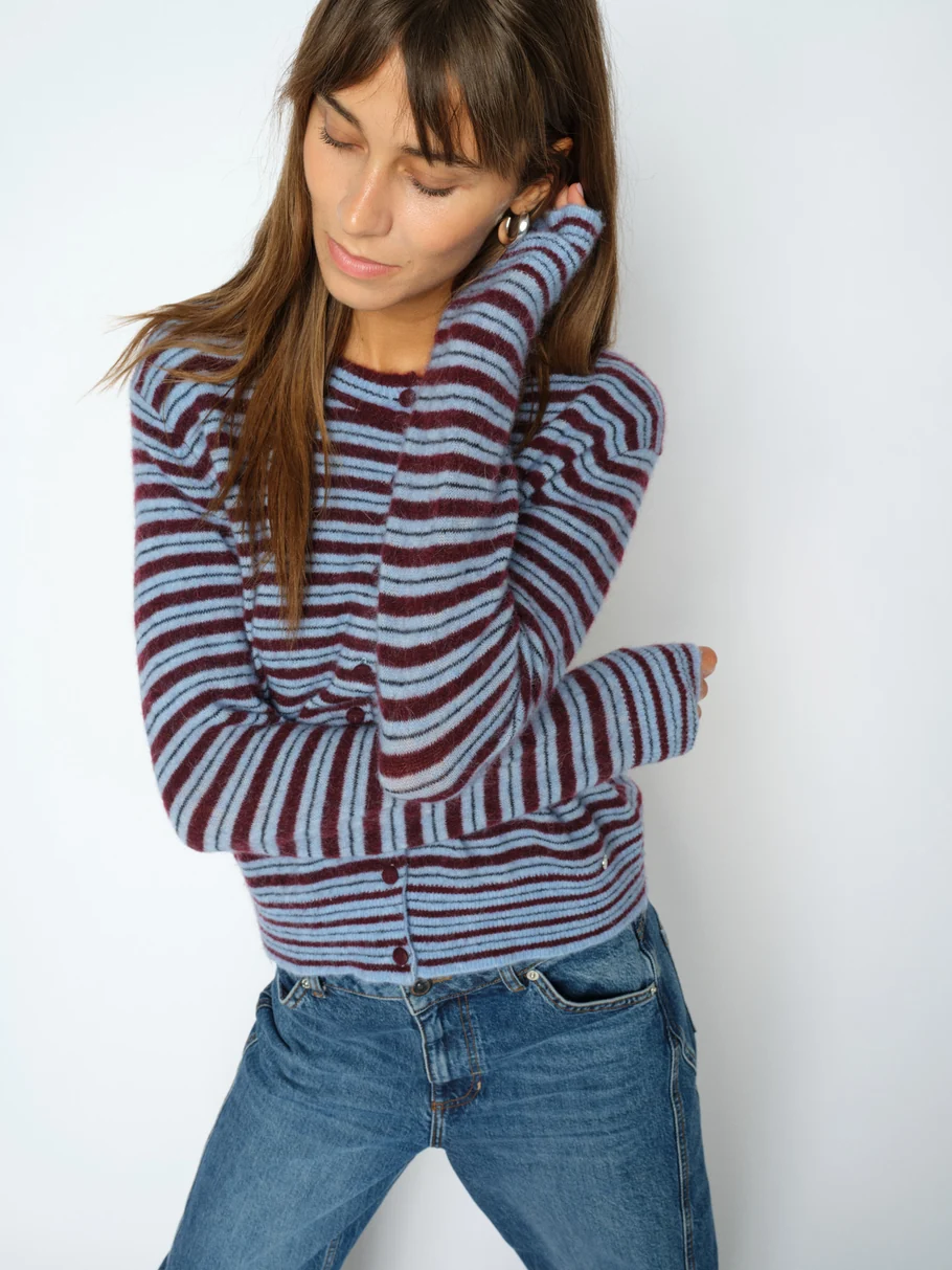 MMMILVI STRIPE CARDIGAN - Image 2