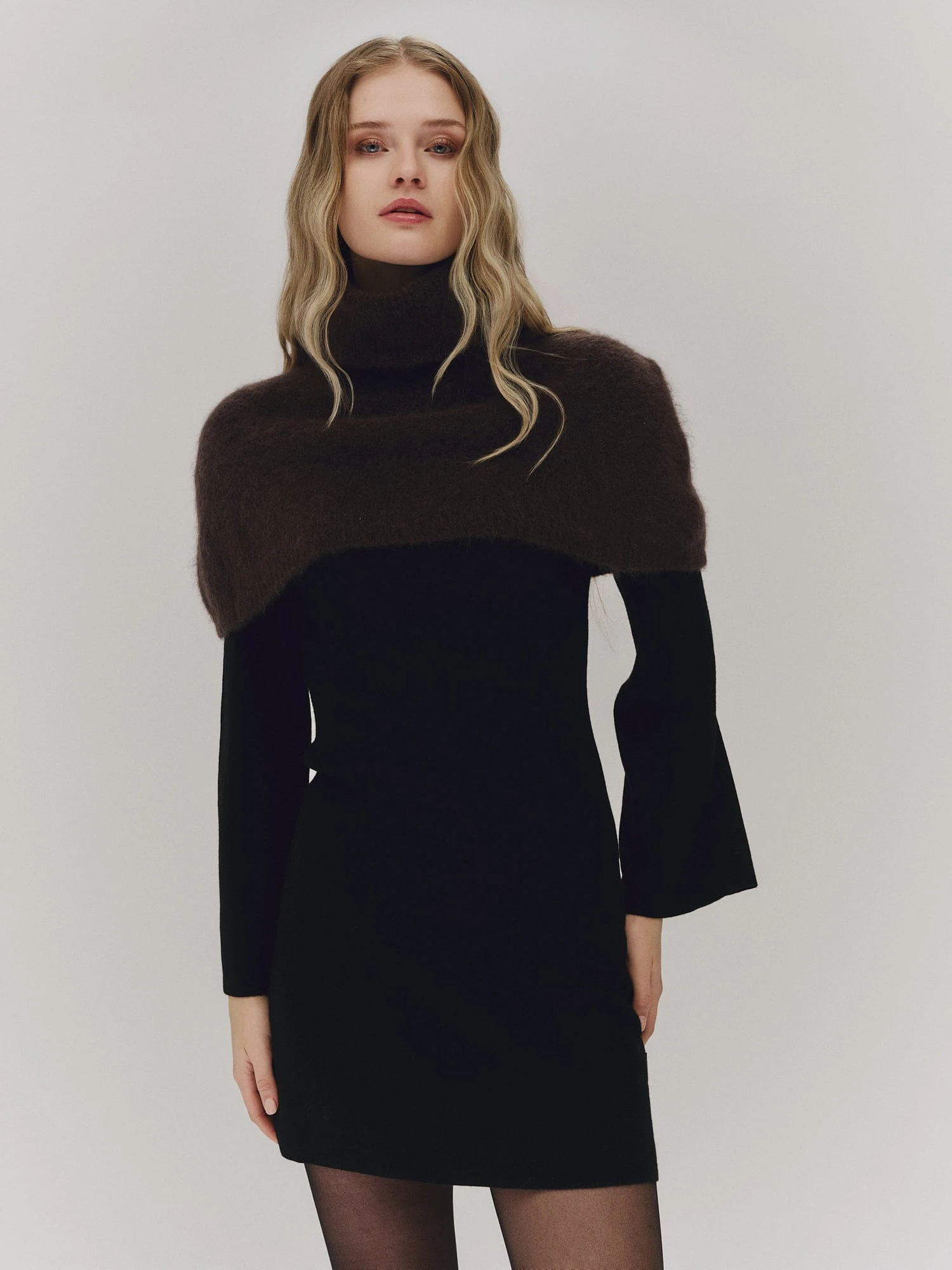 Sylvia Chunky Neck Dark Brown - Image 2