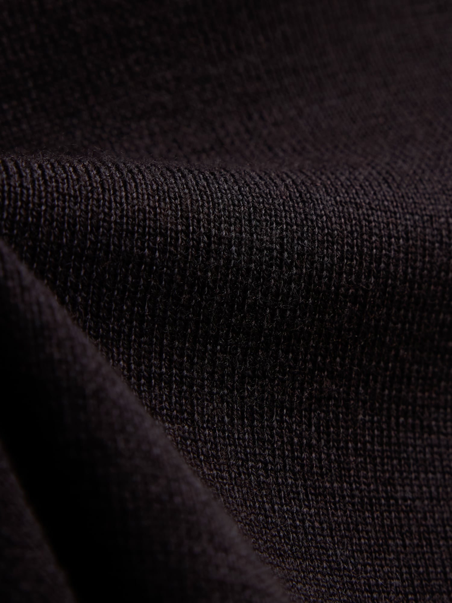 Cora Merino Sweater Dark Brown - Image 2