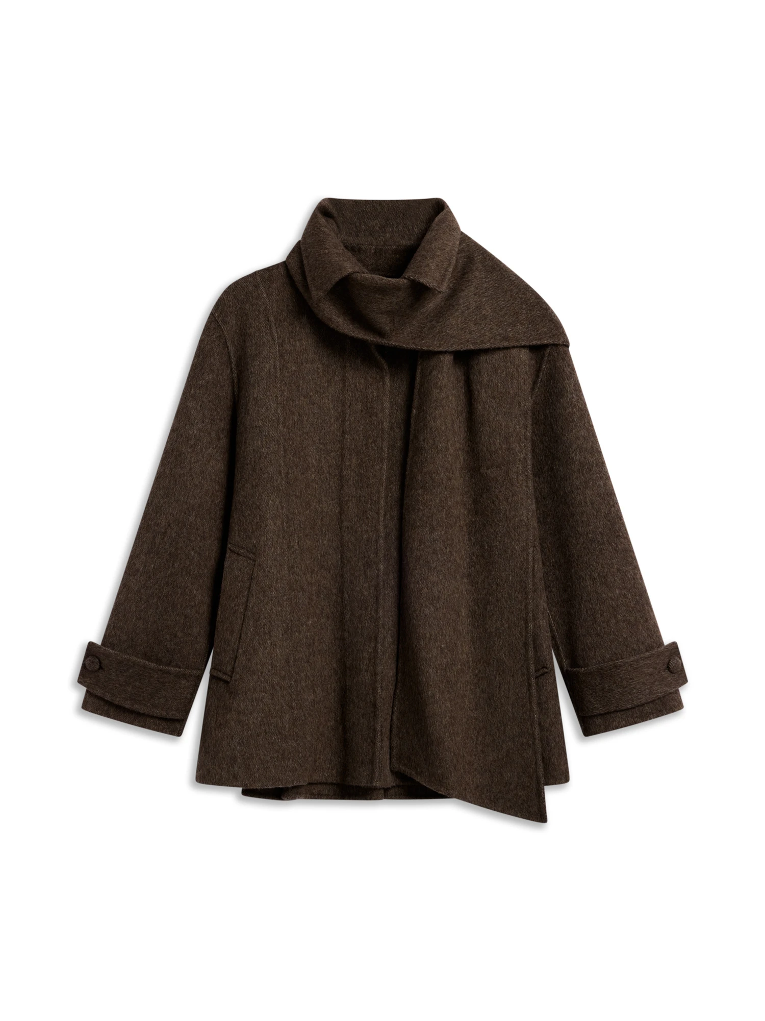 Clara Coat Dark Brown - Image 3