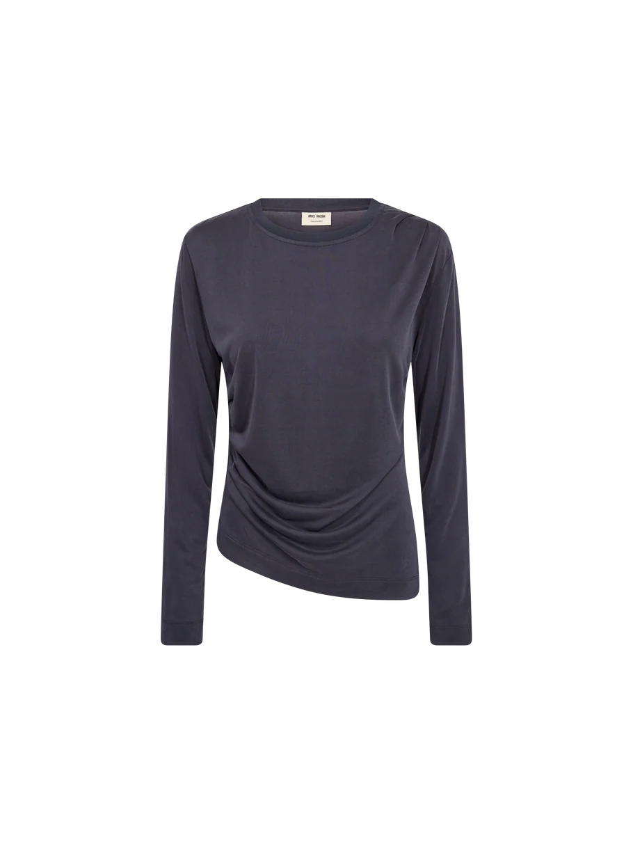 MMAMI O-LS DRAPED TEE - Image 3