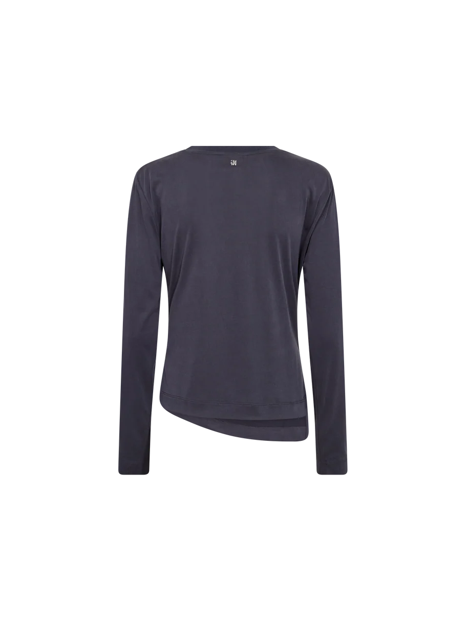 MMAMI O-LS DRAPED TEE - Image 4
